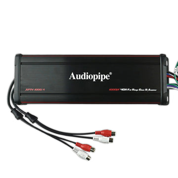 Amplificador Marino Audiopipe APTV1000.4 1000W Clase D - Audioshop México lo mejor en Car Audio en México -  Audiopipe